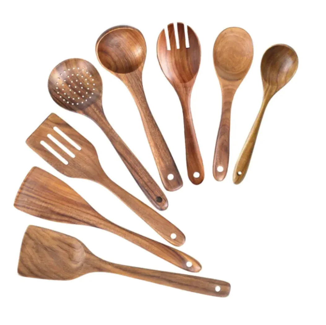 Acacia Chef's Wooden Utensil Set