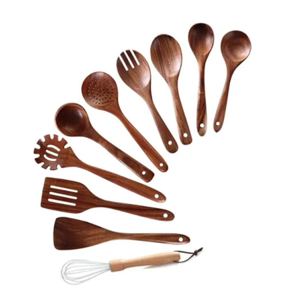 Acacia Chef's Wooden Utensil Set