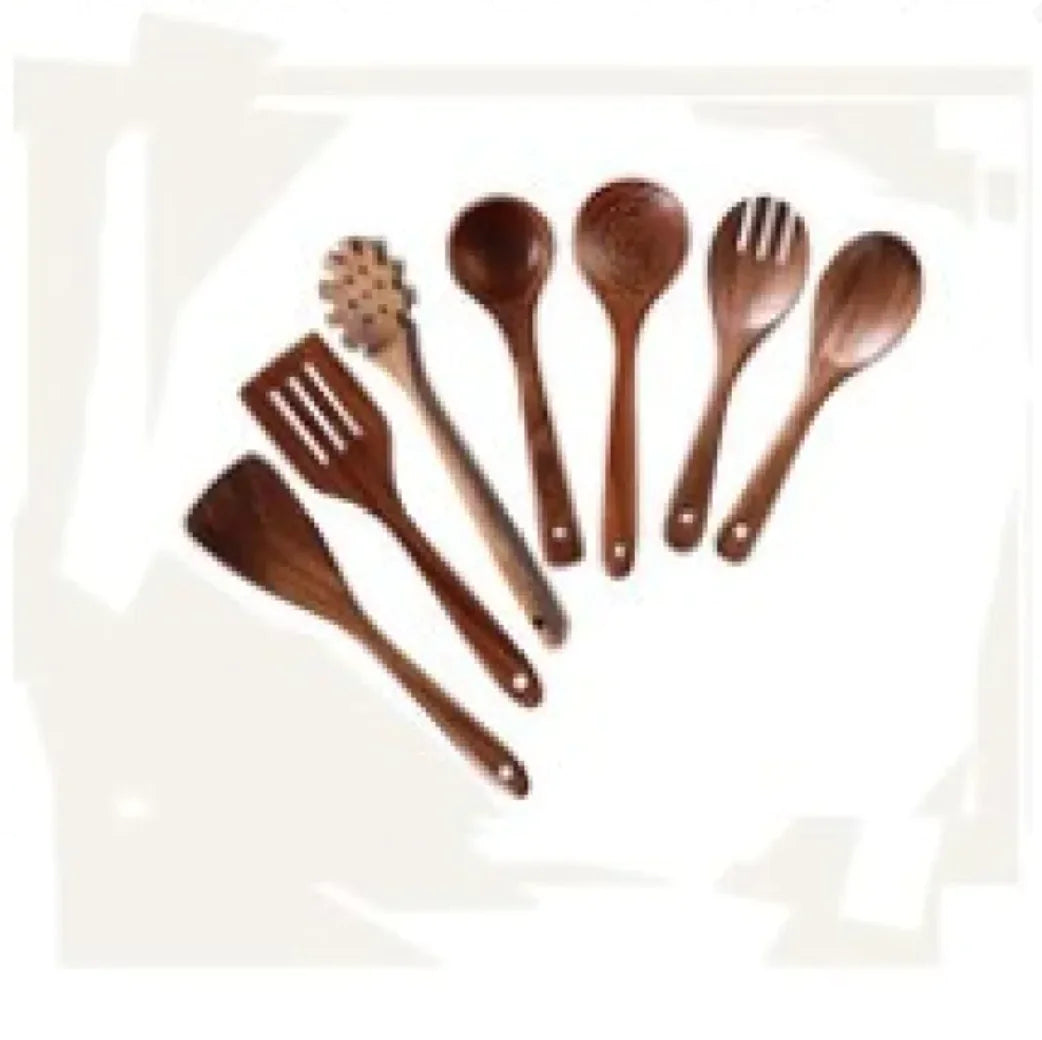 Acacia Chef's Wooden Utensil Set
