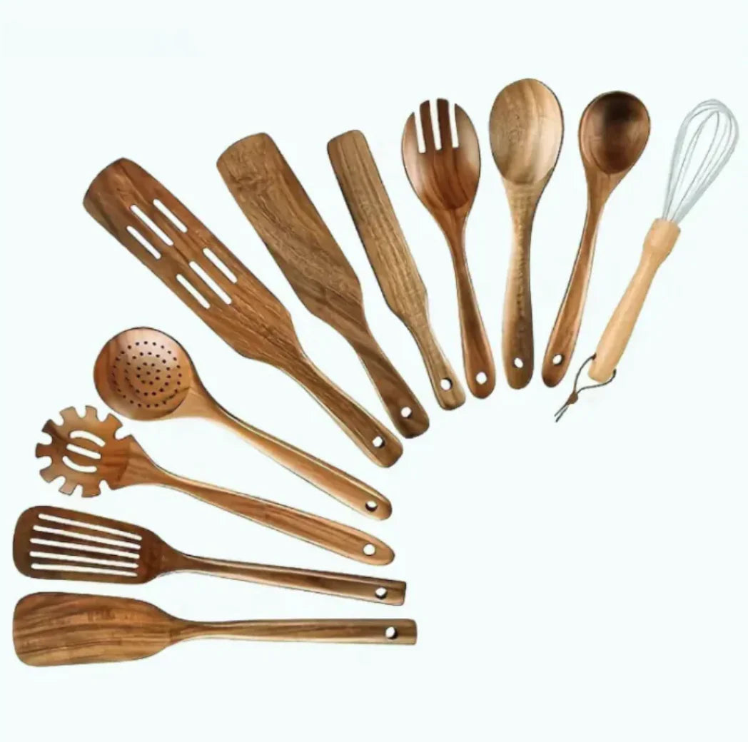 Acacia Chef's Wooden Utensil Set
