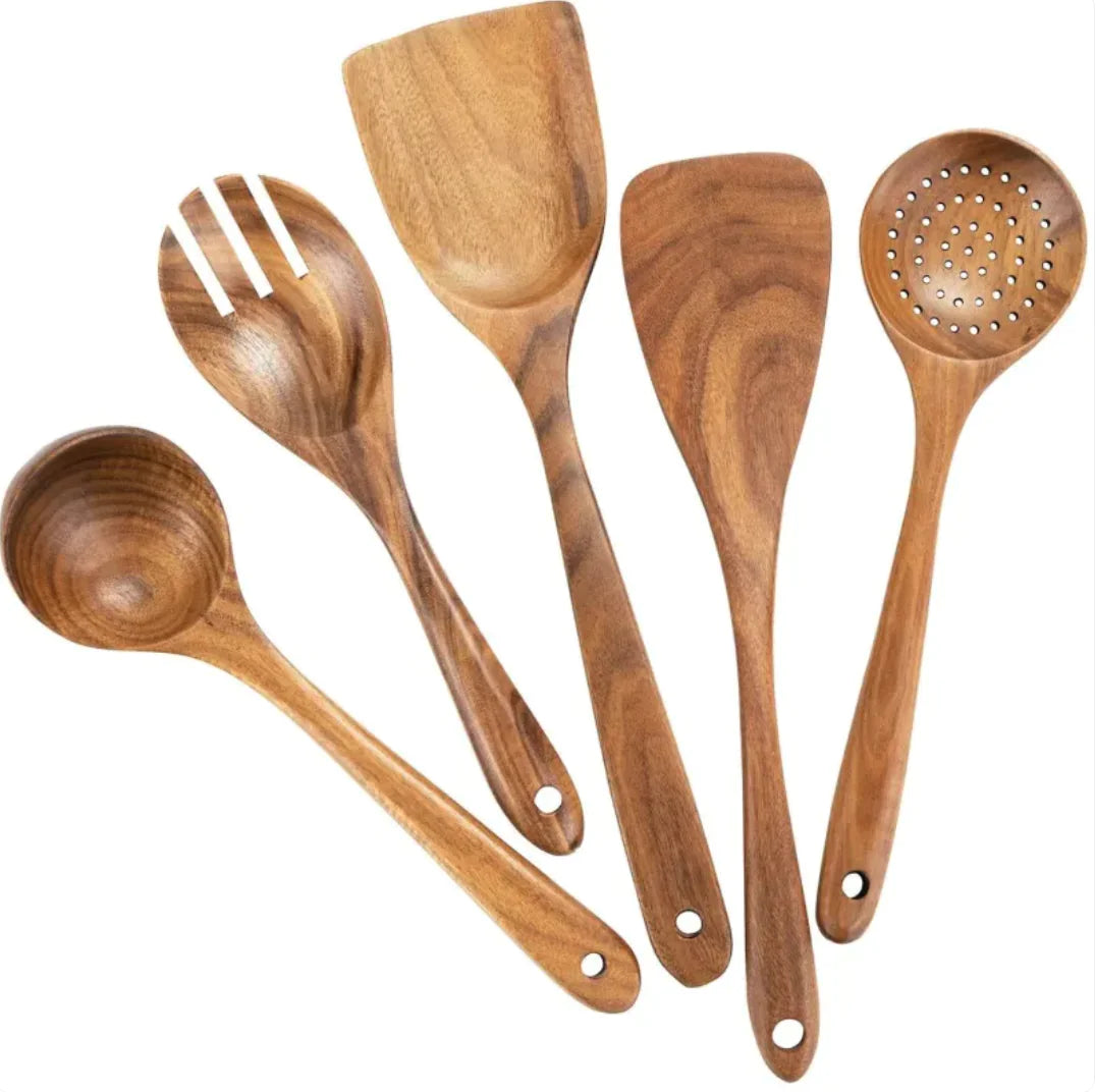 Acacia Chef's Wooden Utensil Set