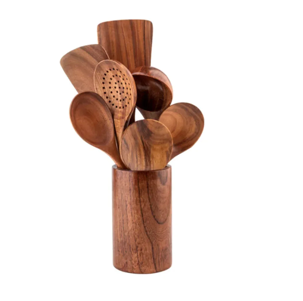 Acacia Chef's Wooden Utensil Set