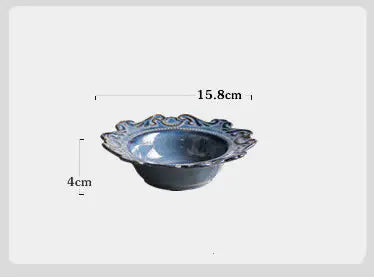 Elegant Baroque-Style Dinnerware Set