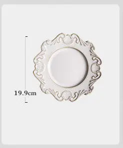 Elegant Baroque-Style Dinnerware Set