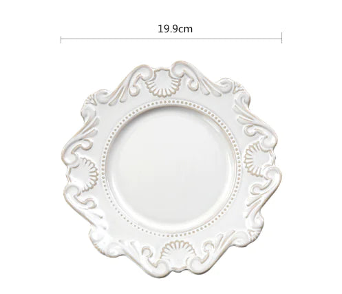 Elegant Baroque-Style Dinnerware Set