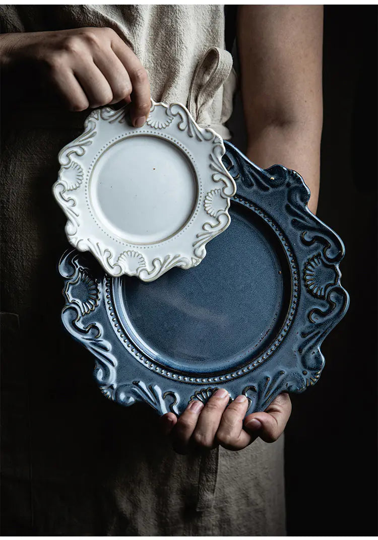 Elegant Baroque-Style Dinnerware Set