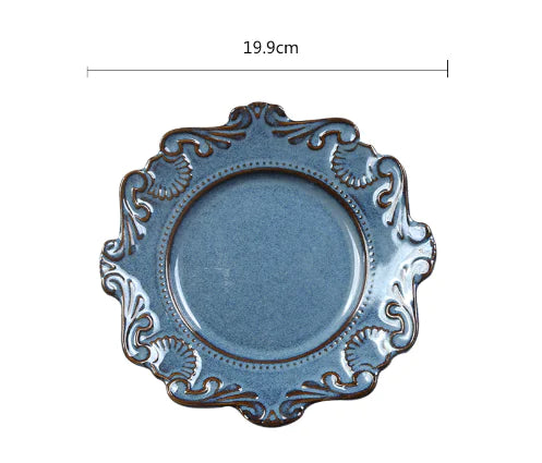 Elegant Baroque-Style Dinnerware Set