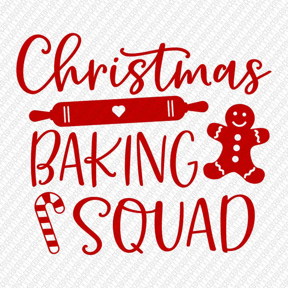Holiday Bake Crew – Transfer Decal - Heat Press