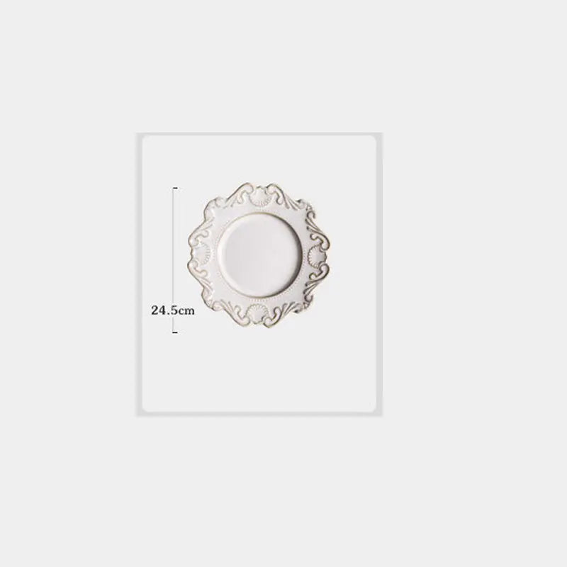 Elegant Baroque-Style Dinnerware Set