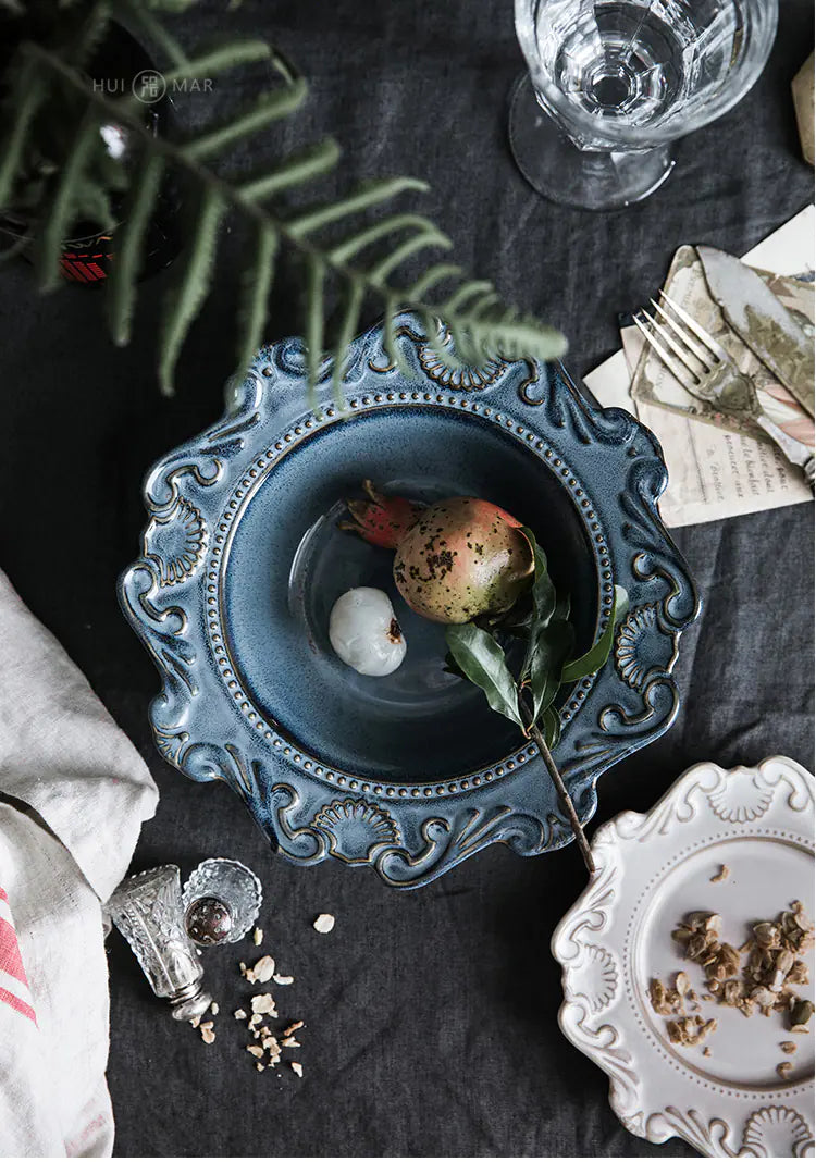 Elegant Baroque-Style Dinnerware Set