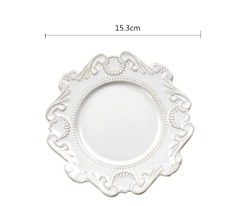 Elegant Baroque-Style Dinnerware Set
