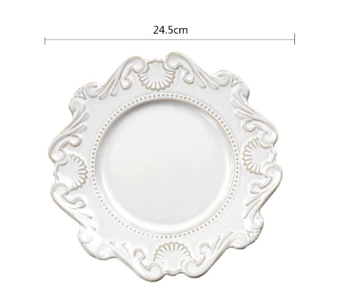 Elegant Baroque-Style Dinnerware Set