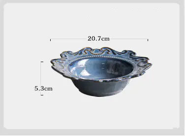 Elegant Baroque-Style Dinnerware Set